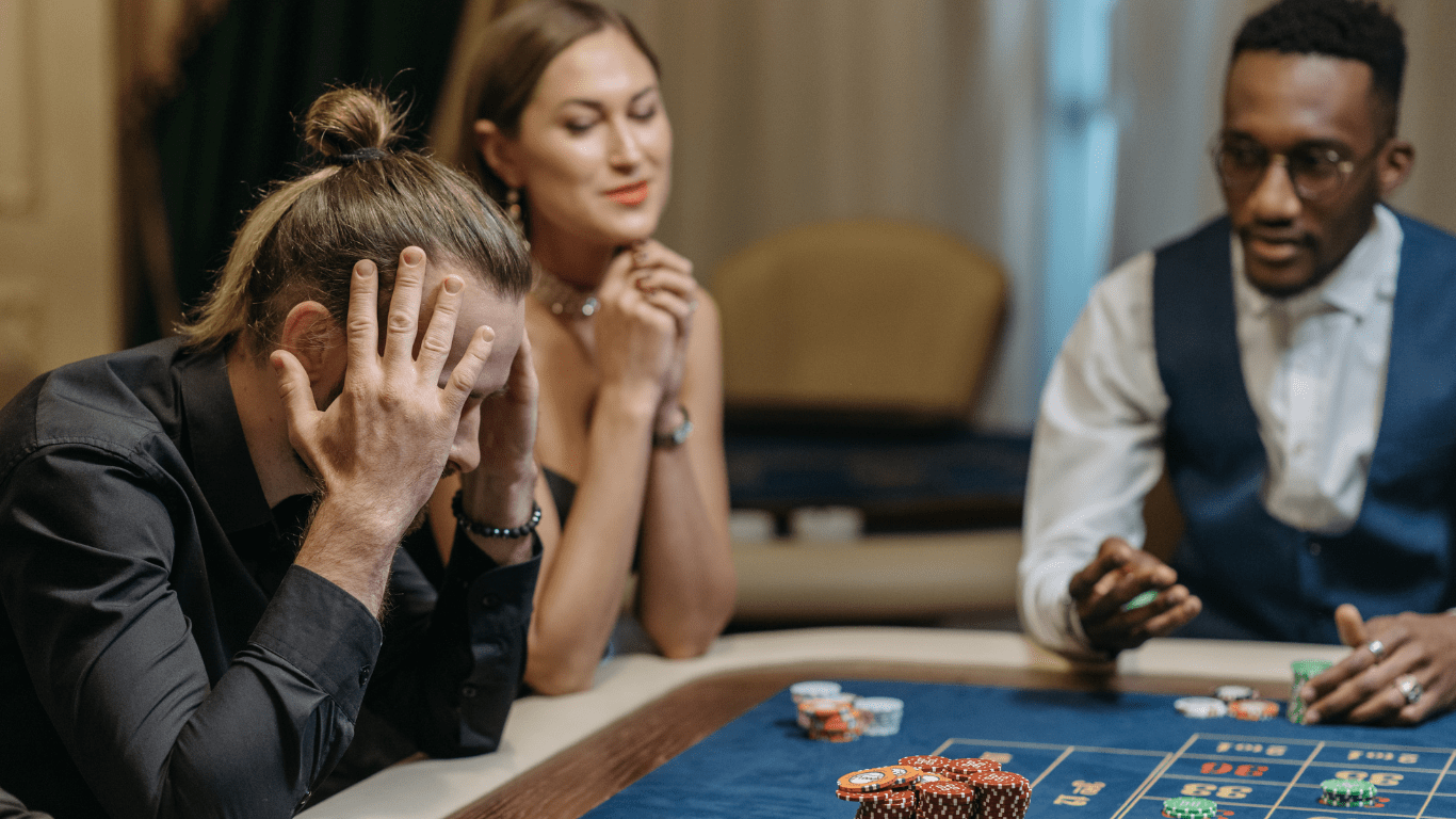 a person in the casino