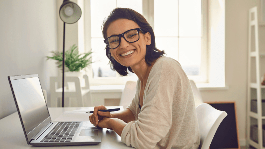 a person working on laptop