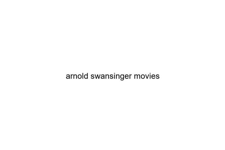 arnold swansinger movies