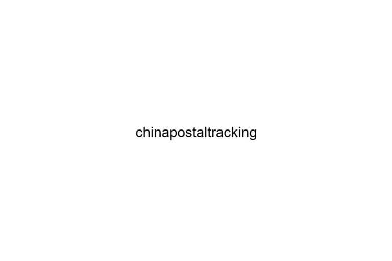 chinapostaltracking