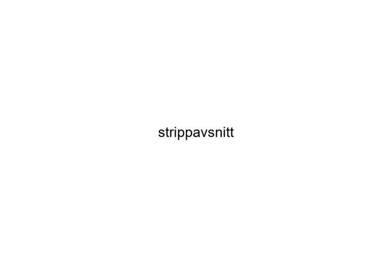 strippavsnitt