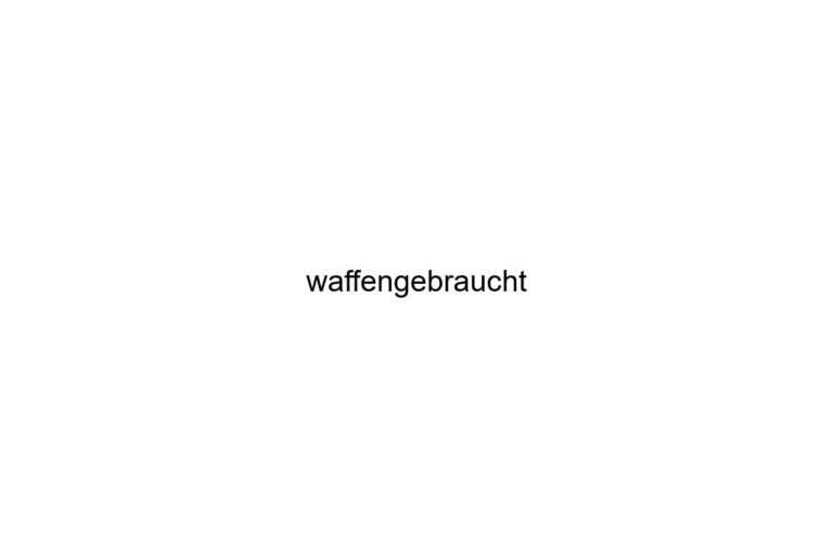 waffengebraucht