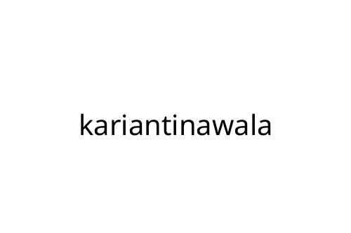 kariantinawala