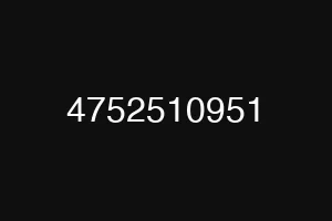 4752510951