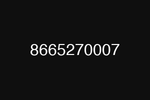 8665270007