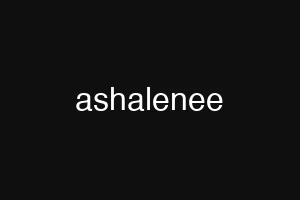 ashalenee