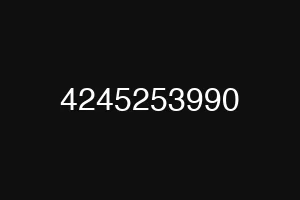 4245253990