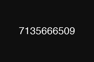 7135666509