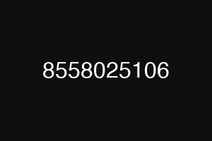 8558025106