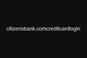 citizensbank.comcreditcardlogin