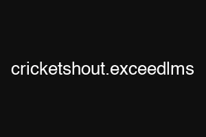 cricketshout.exceedlms