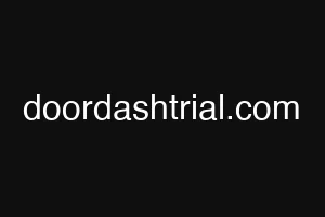 doordashtrial.com